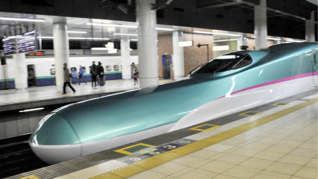 Tren-bala-de-japón-levitación-magnética-maglev-tren-futurista-gran-velocidad