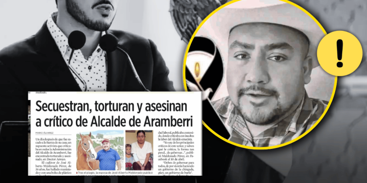 Asesinan a José Alberto Maldonado › La Sierra Madre